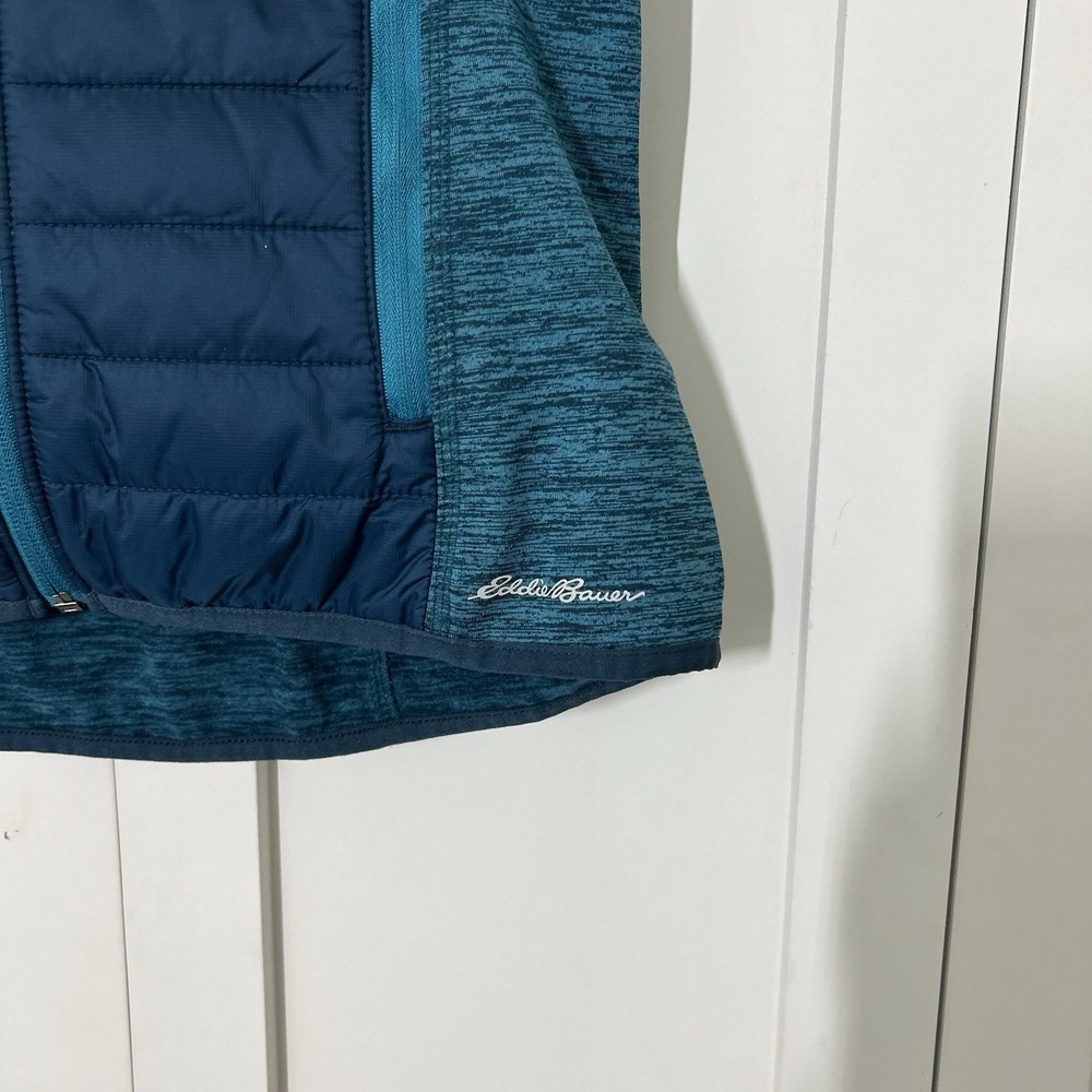 Eddie Bauer Ignitelite Vest Women's XS Blue Hybrid Full Zip Running - Picture 5 of 10